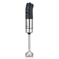 Batidora de Inmersión RAF 400W R.3109 con Varilla de Acero Inoxidable, Cuchilla de Cuatro Aspas Recubierta de Cobre, Fácil de Limpiar, para Mezclar y Picar Alimentos