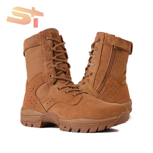 Nuevas <span class=keywords><strong>Botas</strong></span> Tácticas Marrones con Luces LED, <span class=keywords><strong>Botas</strong></span> de Entrenamiento Acolchadas y Cómodas, <span class=keywords><strong>Botas</strong></span> Especiales de Evaluación - Product Image 2