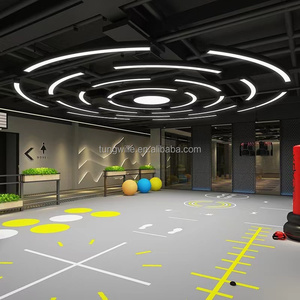 Phong cách công nghiệp phòng tập thể dục & siêu thị mô hình vòng tròn dự án Vòng ánh sáng 50*75 Vòng Tròn Mặt dây chuyền có thể điều chỉnh chiều cao cho dự án cửa hàng - Product Image 2