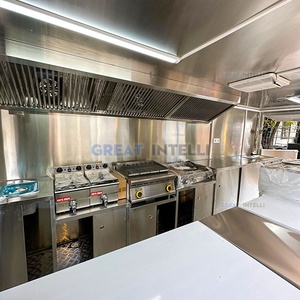 European Style Coffee Catering Trailer with CE Certificate Street Mobile Food Vendor Vintage Food Truck Towable Food Trailer - Product Image 6