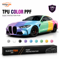 Film TPU coloré NANOTEK pour carrosserie de voiture, film de protection de peinture PPF changeant de couleur, rouleau de film PPF couleur 1,52*15m