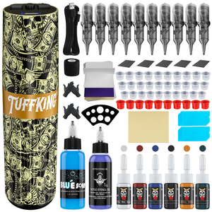 Kit de stylo à tatouer sans fil tout-en-un, ensemble complet de machine à tatouer avec des aiguilles à encre pour l'art corporel, usage professionnel - Product Image 2