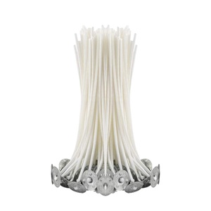 15cm 100 pièces blanc étroitement tissé bougie <span class=keywords><strong>lampe</strong></span> <span class=keywords><strong>à</strong></span> huile <span class=keywords><strong>mèche</strong></span> noyau fil <span class=keywords><strong>pour</strong></span> petite bougie entreprise - Product Image 2
