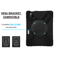 Disque rotatif avec couvercle à quatre trous de vis pour Xiaomi Pad 7/ 7 Pro 2024 11.2 pouces trous de montage de béquille intégrés