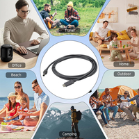 Cable de Alimentación USB-C DC para Terminal de Internet Satelital, 10 Pies/3 Metros, Conductor de Cobre Puro, Revestimiento de PVC, Carga PD de 100W para Banco de Energía