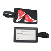 Étiquettes de bagages et porte-passeport personnalisés Red Shoes Greek Sorority