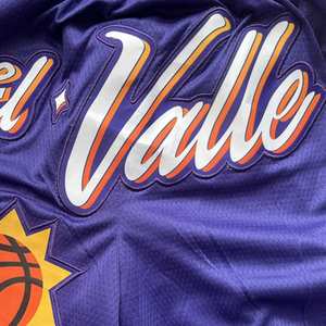 Saldi 2024 Short da Basket Vintage con Logo Personalizzato Nuove Tendenze in Rete di Poliestere da Uomo - Product Image 3