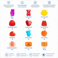 Gummies de collagène marin pour la régénération de la peau 1000mg par portion Vitamine C Biotine HA Pectine Sans sucre 60 flacons