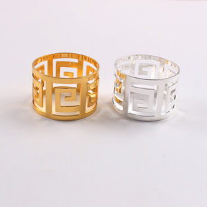 All'ingrosso G065 festa nuziale portatovagliolo e supporto <span class=keywords><strong>oro</strong></span> rosa e argento in acciaio inox fornito caratteristica - Product Image 6