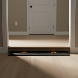 Rampa de umbral de caucho reciclado de 2 pulgadas de alto con superficie antideslizante para acceso en silla de ruedas a puertas - Product Image 2