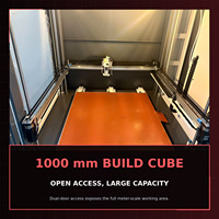 Nueva Impresora 3D FDM de Grado Industrial con Rieles Lineales, Gran Espacio de Impresión Cerrado, Velocidad de Impresión de 350 mm/s, Conectividad WiFi/USB