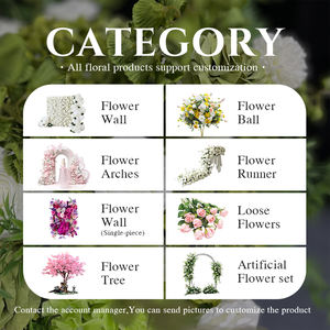 Arrangement de Mariage Sunwedding en Promotion Boule de Fleurs Artificielles de Luxe en Soie pour Décoration d'Événements en Gros - Product Image 5