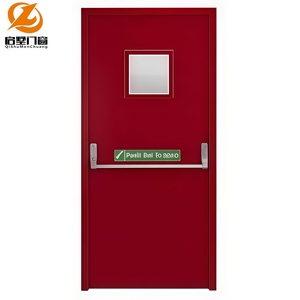 Puerta Cortafuego de Acero Directo de Fábrica, Puerta de Salida Interior/Exterior Resistente al Fuego de Alta Calidad, Aislamiento Térmico, Supermercado - Product Image 3