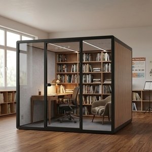 Cabina <span class=keywords><strong>de</strong></span> Lectura Insonorizada para el Hogar, Mini Cabina <span class=keywords><strong>de</strong></span> Estudio Silenciosa para Interiores - Product Image 1