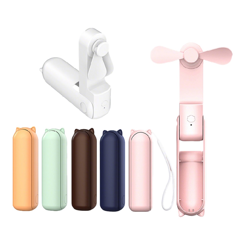Ventilador de bolsillo plegable personalizado recargable mini regalo corporativo