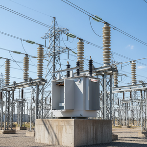 หม้อแปลงไฟฟ้าแบบจุ่มน้ำมันสามเฟส 400kV 1250 KVA ความสูญเสียต่ำ 50/60Hz แรงดันขาออก 110V - Product Image 1