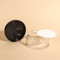 En stock – Pots en verre cylindriques transparents de 100g/150g pour crème, personnalisables OEM, contenants cosmétiques classiques pour crème visage et soins de la peau