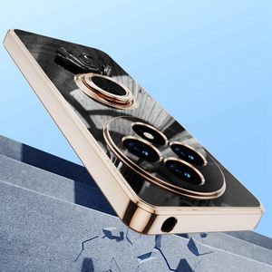 Xiai रेडमी 14 सी मामलों के लिए रिंग किकस्टैंड धारक बैक कवर केस के साथ लक्जरी इलेक्ट्रोप्लेटिंग - Product Image 2