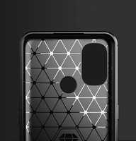 Coque dhl en TPU pour Oneplus Nord N10 5G, étui de téléphone à motifs en Fiber de carbone, Anti-empreintes digitales, compatible avec le téléphone Oneplus Nord N10