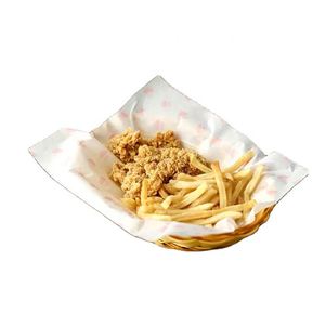 Papier d'emballage brun anti-graisse enduit de PE jetable avec impression de logo pour hamburgers, sandwichs, pizzas, pains et autres aliments - Product Image 3