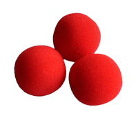 Balles Magiques en Éponge Rouge Personnalisées – Vente en Gros Usine – Accessoires de Close-Up Haute Élasticité pour Enfants et Adultes – Jouets de Tours de Magie Classiques OEM