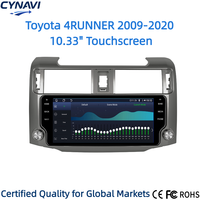 Autoradio spécifique au véhicule pour Toyota 4 Runner 2010-2019, écran QLED 10,33'', CarPlay sans fil, Android Auto, unité principale Android
