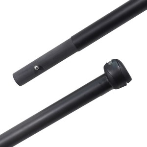 Pala de surf de tres secciones, longitud ajustable de 175 a 210 cm, ultraligera, totalmente de fibra de vidrio, negra con borde rojo, para surf y SUP. - Product Image 4