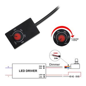 Mini DC 0-10V 1-10V manopola Dimmer 0-100% scala <span class=keywords><strong>potenziometro</strong></span> <span class=keywords><strong>elettronico</strong></span> per LED luci di crescita dimmerabili Driver di potenza - Product Image 4