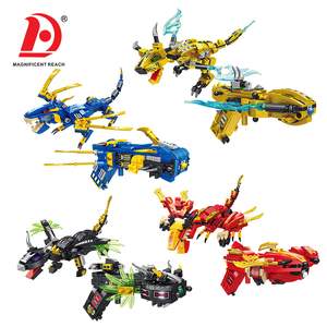 Juego de Construcción 2 en 1 Transformable en Pistola, 243 Piezas, Bloques de Construcción DIY de Dinosaurio y Dragón, Juguete Creativo de Deformación para Niños - Product Image 4