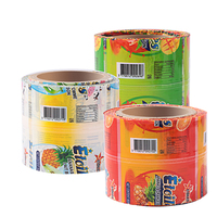 Étiquette thermorétractable personnalisée en PET/PVC pour bouteille transparente de boisson, rouleau de film thermorétractable en plastique