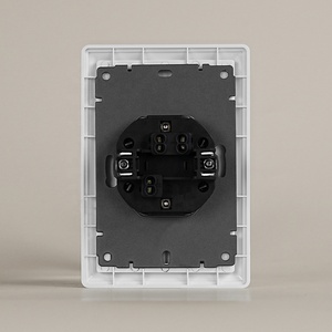 An toàn childproof màn trập thiết kế chống cháy Bảng điều chỉnh điện đôi Pháp 2P + t tường ổ cắm với CE ROHS giấy chứng nhận - Product Image 6