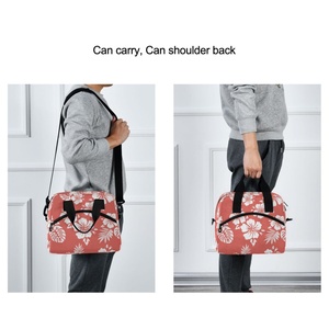 Aloha Hawaii Hot Sale Puakenikeni Print Polyester Cooler Bags Thermal Insulated Lunch Cooler Bag - Product Image 5
