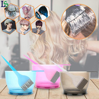 Kit de coloration capillaire professionnel avec bol mélangeur, pinceau, protège-oreilles et outils de coiffure pour salon de barbier et de coiffure, personnalisable avec logo