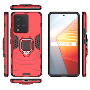 Coque de téléphone antichoc avec anneau magnétique pour <span class=keywords><strong>IQOO10</strong></span> 5G - Product Image 5