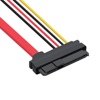 Adaptador SATA para placa base, fuente de alimentación de 15 pines con carcasa ABS, Cable SAS a SATA para disco duro SAS