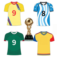 Maillots de football de l'équipe nationale TF216 2026 – Tenues de supporter de huit pays, conçues pour les marchés de football internationaux