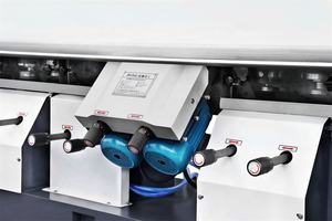 Machine automatique verticale de polissage des bords de verre certifiée CE, 380V 24,5kW, épaisseur du verre 3-25mm - Product Image 3