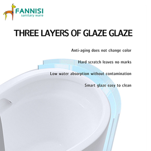Sanitari Moderni <span class=keywords><strong>WC</strong></span> con Scarico a Sifone, Doppio Flusso, Sedile a Chiusura Lenta, <span class=keywords><strong>per</strong></span> Hotel e Villa - Product Image 6