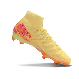 Zapatos de fútbol profesional de alta calidad, botas de entrenamiento de fútbol al aire libre de verano con suelas antideslizantes chapadas en oro, venta al por mayor de fábrica - Product Image 5