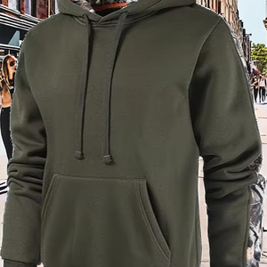 Livraison Gratuite – Sweat à Capuche Unisexe Oversize en Coton 260g de Haute Qualité avec Poche Brodé, Style Décontracté, Sérigraphie Automne - Product Image 2