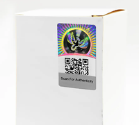 Stiker Kode QR Anti-Pemalsuan Holografik Tahan Air dan Tahan Lama dengan Laser VOID untuk Headphone Over-Ear & Kartu Suara