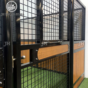 Metal çerçeve kalıcı özel salıncak at tezgahları bambu at haddeleme besleyici kurulu yapı ahır ile istikrarlı - Product Image 6