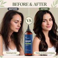 Minyak Rambut Rosemary Dengan Sisir Aplikator Formula Tidak Lengket Memperkuat Akar Rambut Memperbaiki Ujung Rambut Kering Bercabang Perawatan Kulit Kepala Harian Minyak Rambut