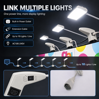 Projecteur LED 25W pour grille d'affichage SL-2062-N50L 5630 50 LED 1700LM pour stand de salon professionnel et bannière déroulante