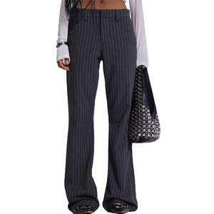 <span class=keywords><strong>Pantaloni</strong></span> larghi e morbidi alla moda all'ingrosso <span class=keywords><strong>pantaloni</strong></span> larghi gisci gisci gisci da <span class=keywords><strong>donna</strong></span> - Product Image 2