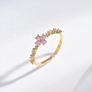 Anillo pequeño de plata de ley 925 con corte de pera, oro de 14k, diseño de mariposa con circonita marquise, anillos de verano económicos y bonitos para niñas. - Product Image 5