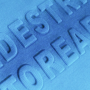 Embossed Knitted <b>Fabric</b> With Dimensional Relief For Clothing And <b>Home</b> <b>Textiles</b> - Product Image 1