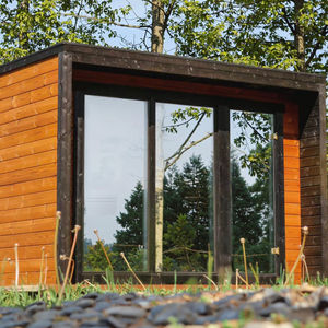 <span class=keywords><strong>Cabine</strong></span> <span class=keywords><strong>de</strong></span> sauna <span class=keywords><strong>de</strong></span> <span class=keywords><strong>jardin</strong></span> <span class=keywords><strong>en</strong></span> <span class=keywords><strong>bois</strong></span> massif <span class=keywords><strong>de</strong></span> pruche au design moderne avec chauffage électrique à vapeur humide Cuisinière <span class=keywords><strong>de</strong></span> <span class=keywords><strong>douche</strong></span> extérieure - Product Image 1