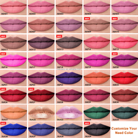 Kit de Lèvres de Luxe Haute Qualité Marque Privée – Ensemble de Rouges à Lèvres Mats Couleurs Personnalisées Imperméables Hydratants en Forme de Cœur Anti-transfert