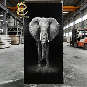 Panneau mural et plaque composite SPC flexible artificiel personnalisable 1,22*2,44m, alternative au marbre / <span class=keywords><strong>Feuille</strong></span> de marbre UV en plastique PVC - Product Image 4